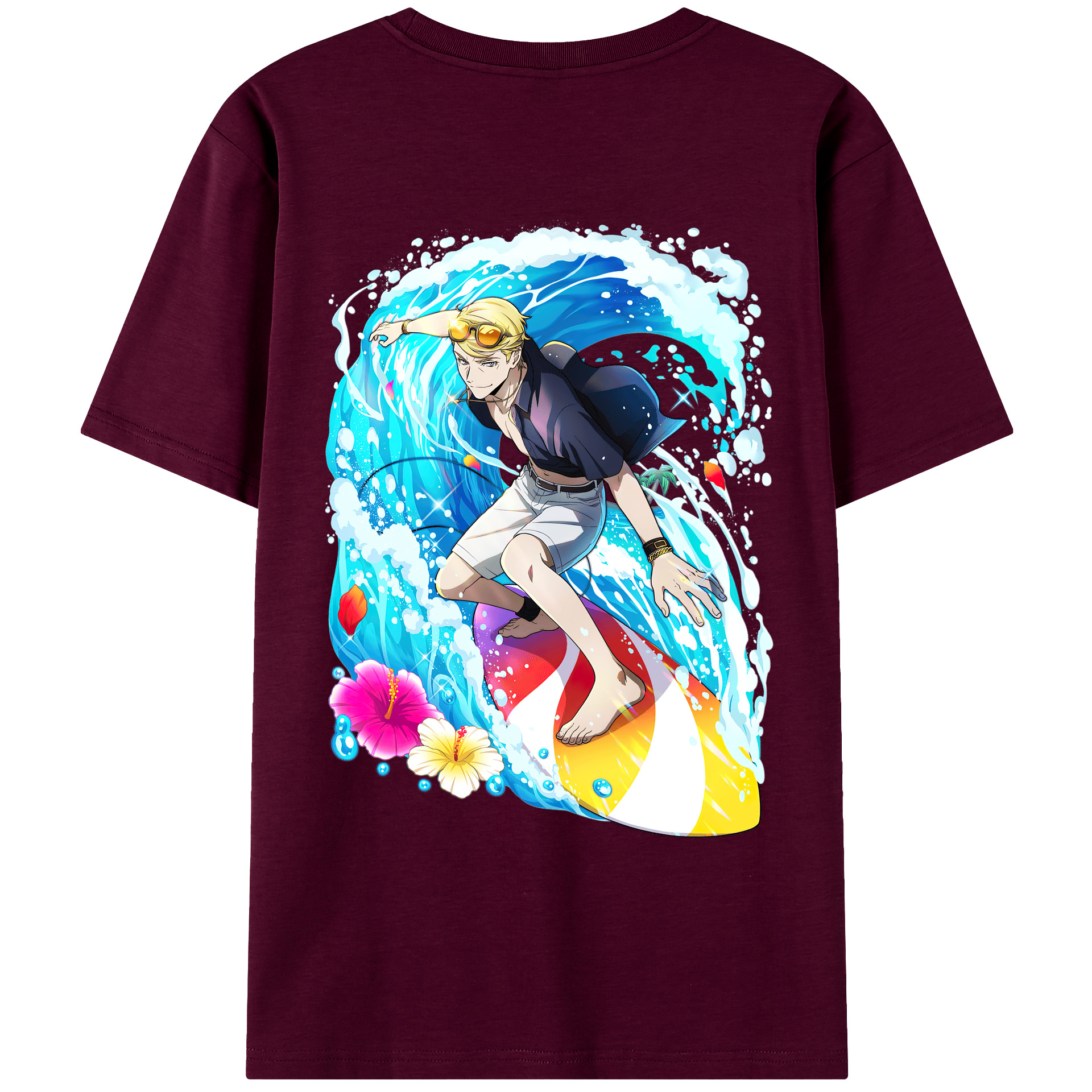 （画像用） 文豪ストレイドッグス Bungo Stray Dogs レディース半袖Tシャツ(バックプリント)